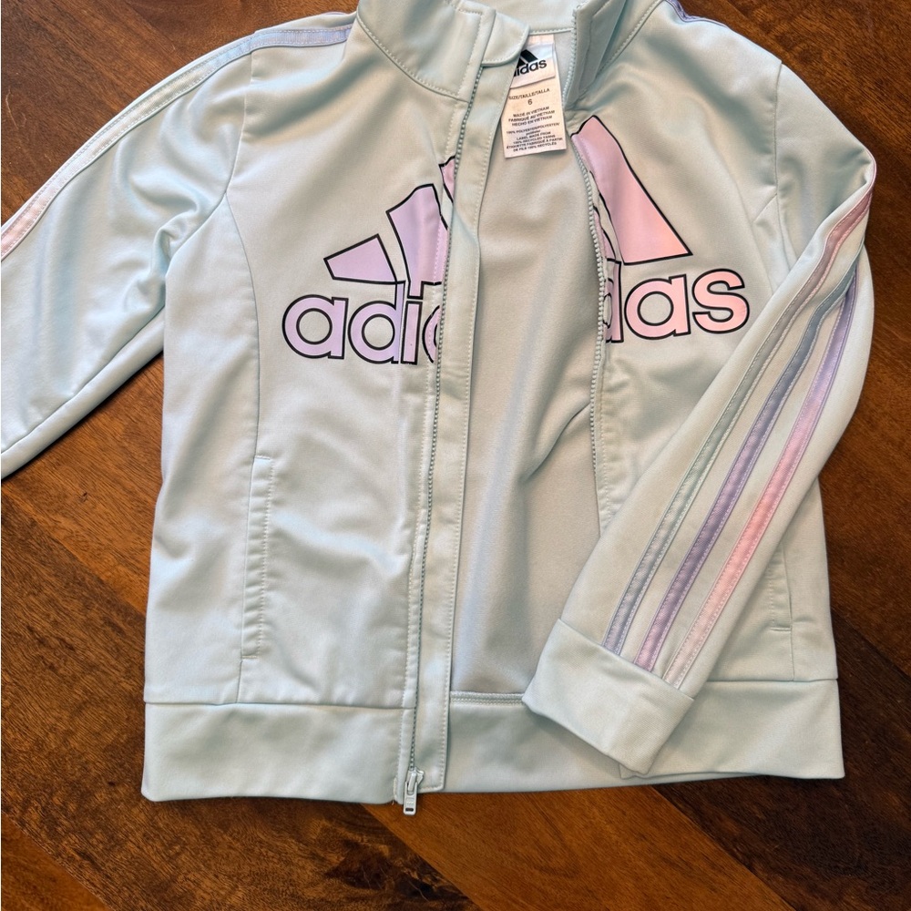 Adidas Light Blue Track Jacket